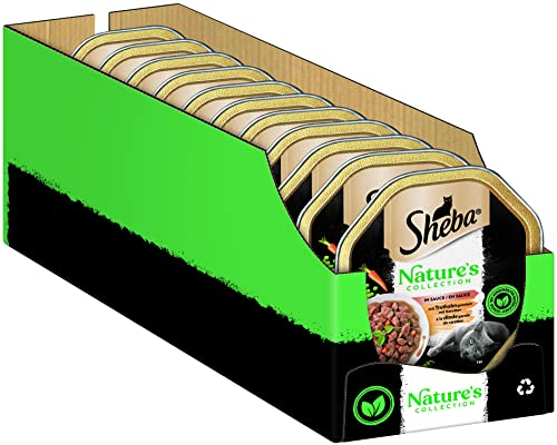 SHEBA Schale Nassfutter für Katzen Nature's Collection in Sauce mit Truthahn 2 x 11 x 85g