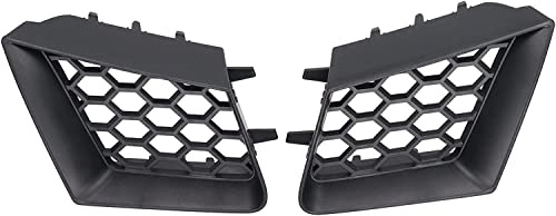 Oberer Grill der Vorderen Stoßstange,2 Stück Stoßstange Front Nieren Gitter ​Links Rechts Glänzend Schwarz Ersatz für Seat Ibiza Cordoba 6L 2002-2009