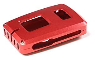 Key Fob Case Cover Compatible with Toyota Tacoma 2016-2022, Key Fob Case Cover, 3 Buttons Key Fob Case Key Case Protector Keyless Entry Holder Pouch (red)