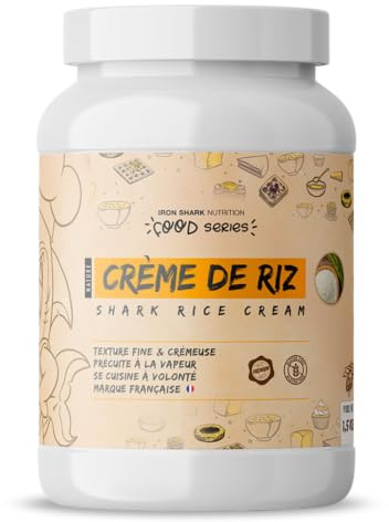 Iron Shark - Reiscreme (1,5kg) - Cremes aus Reis - Hydrolysiert und mikronisiert - Neutral