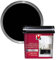 V33 Renovation Cupboard & Worktop Paint - No Undercoat Needed - High Resistance To Water Stains & Scratches - Ultra Washable - Quartz Black 750ml