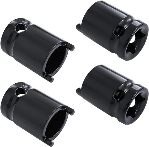Young Wolf 4X 1/2 Angle Grinder Wrench Socket Metal Angle Grinder Pressure Plate Removal Sleeve Power Tool Accessories for Auto Repair Household Maintenance