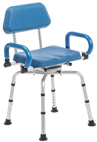 Journey SoftSecure 360 Degree Rotating Shower Chair, Padded Swivel Bathtub Seat