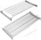 Emuca - Escurreplatos para módulos altos Suprastar, Escurridor de Platos y Vasos para Muebles de Cocina, módulo 600mm, Acero, Pintado aluminio