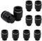 Bwintech 10 pièces 6mm Tuyau OD Raccord pneumatique à emboîtement Capuchon Raccord (PPF6)