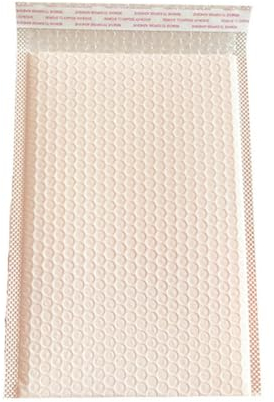Luftpolstertaschen, hellrosa Versandtaschen für kleine Unternehmen, farbig, gepolsterte Versandumschläge, blickdicht, matt, selbstklebende Luftpolstertaschen, rosa, 20 x 25 cm, 30 Stück