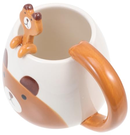 LIFKOME Keramische Kaffeetassen-set Wasserbecher Mit Löffel Saftbecher Für Kaffee Tee Milch Täglicher Gebrauch
