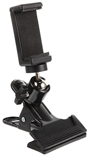 FUNOMOCYA 360degree Guitar Phone Stand for Live Broadcast Rotatable Phone Holder for Music Recording Compatible Smartphones