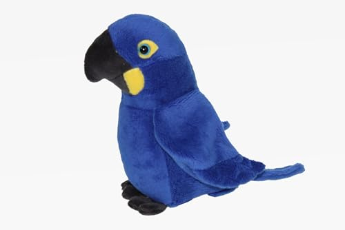 Cornelißen Cuddly Toy Hyacinth Macaw Parrot Bird Height 16 cm Blue 1017163
