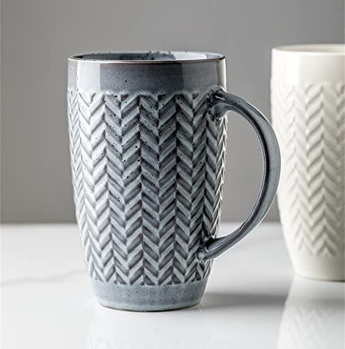 Tazza in Ceramica Europa da 600 ml caffè Ufficio Creativo Ufficio tè Bevande Bicchieri Regalo per Coppie