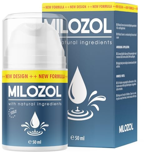 Milozol Crema| Para mujeres y hombres | Para unos pies cuidados | Contenido 50ml | 1x