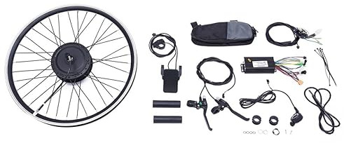 MccoMMon 36V 500W Vorderrad Fahrrad Umbausatz, für 27,5 Zoll Fahrradmotor Kit mit LCD-Display, Fahrradmotor Elektrofahrrad Umbausatz