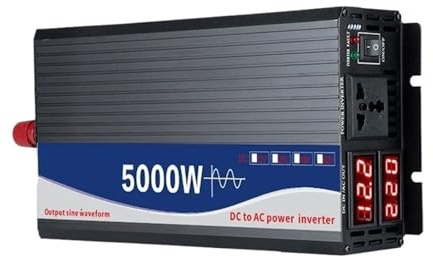Convertisseur Onduleur Sinusoïdal Pur 3000 W 4000 W 5000 W 12 V CC 24 V CC 48 V CC 60 V CC 72 V CC Vers 110 V CA 220 V CA Convertisseur Tension Pour Voiture Solaire Transformateur(5000W,24V_120V(60HZ)