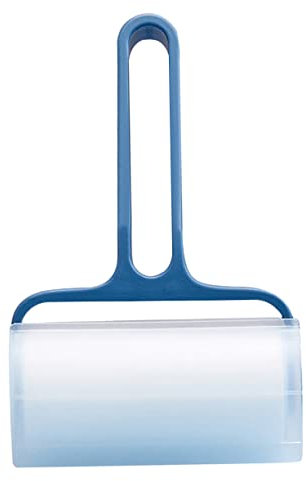 Toyvian Hair Removal Roller Sticky Roller for Clothes Pet Hair Sticky Remover Blue Practical Adhesive for Home Use with Extra