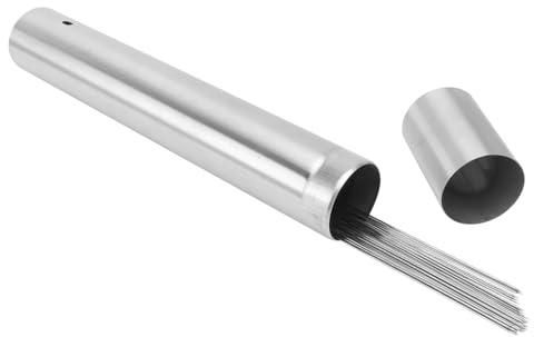 DIYEAH 50 pièces Brochettes Barbecue Inox Lot Support Brochettes Métalliques Résistantes Anti-rouille pour Viande et Légumes pour Grillades Extérieur