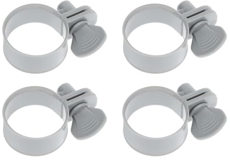 4 Piezas Abrazaderas para Manguera de Piscina 32-38 mm, Conector Manguera, Abrazadera para Bomba de Arena y Depuradora, Accesorios Piscina, Accesorios Fijación para Tuberías Piscinas Desmontables