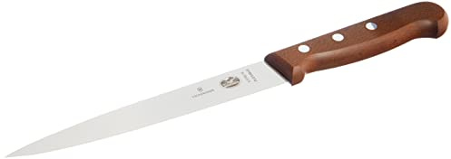 Victorinox Kökskniv, filékniv, rosenträ, 18 cm kniv, trä, brun, en storlek