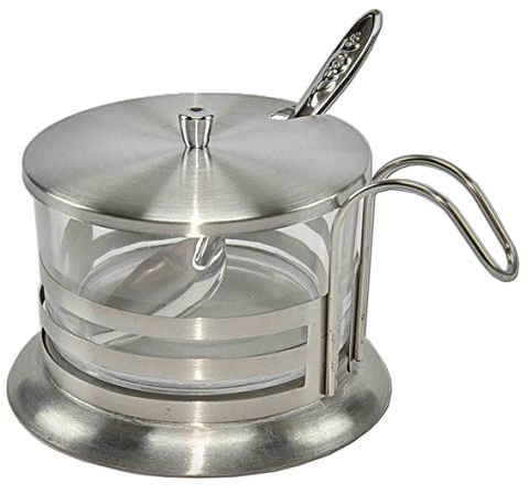 Azucarero Metal Y Cristal 11 x 14 x 9 cm, Surtido A Elegir 1