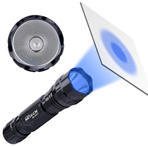 NKTECH NK-501C - Linterna LED UV de 1 modo 395 nm, color violeta