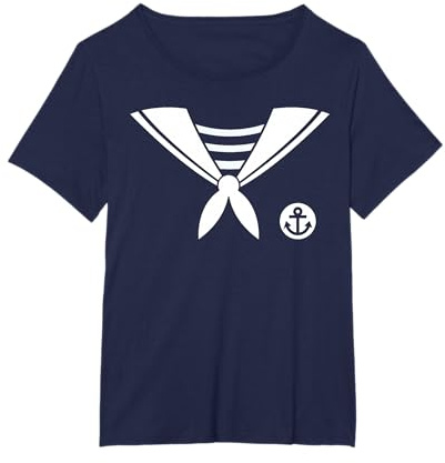 Matrose Seeman Kostüm Verkleidung für Karneval Fasching T-Shirt