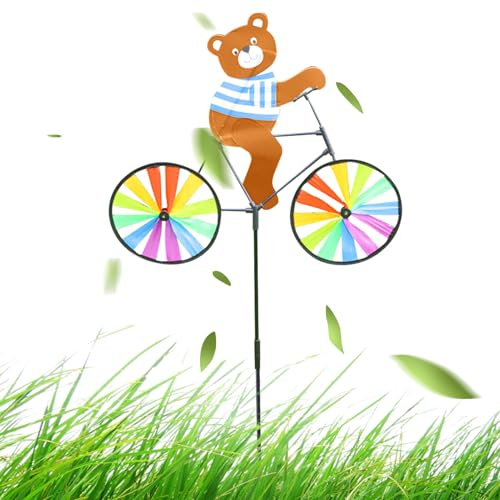 Moulins à Vent de vélo pour Cour, moulins à Vent de vélo pour l'extérieur,Spinner à Vent pour vélo Animal - Moulin à Vent en Forme d'animal pour vélo, pour Cour, Art extérieur, Jardin de Villa, s