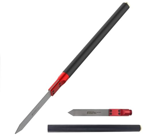 Ciseau de tournage pour tour à bois, outil de séparation pour tournage sur bois, outils de séparation diamantés pour tournage sur bois avec poignée interchangeable en alliage d'aluminium, outils de