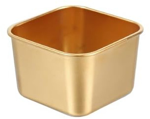Séparateur de Graisse Quatuor tasse à tremper Ketchup saucière plat à condiments 304 en acier inoxydable Commercial Steak saucière Mini tasse d'assaisonnement pour Vinaigrette, Jus de Rôti(Gold)