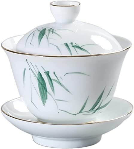 Tasses à thé, bols, service à thé, bol couvert, tasse chinoise rétro peinte à la main en céramique, tasse à thé Gaiwan, soupière faite à la main, accessoires de service à thé en porcelaine, tasse per
