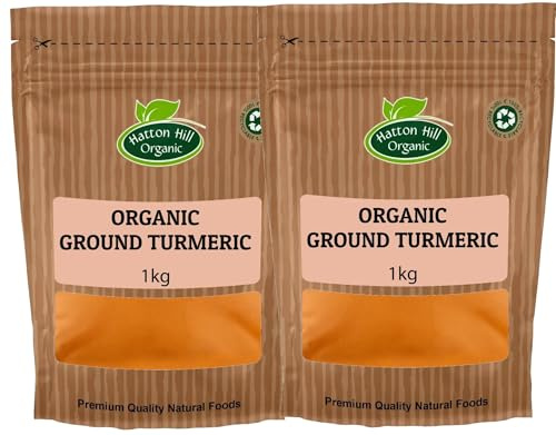 Organic Turmeric Powder 2kg by Hatton Hill Organic