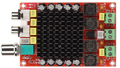 Yctze Placa Amplificadora Digital 100W+100W Módulo Amplificador de Sonido Clase D de Doble Canal para Cine en Casa y Sistemas de Sonido DIY