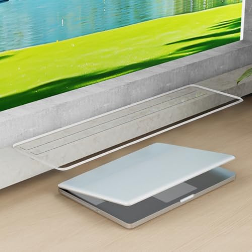 Ripiano trasparente per davanzale, Piastra di estensione for davanzale della finestra in acrilico trasparente varie dimensioni autoadesiva(30 x 15 cm)