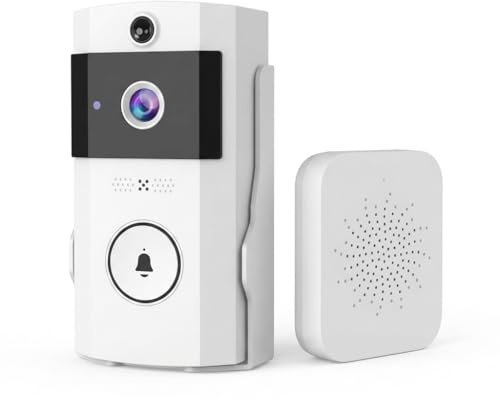 ARCSUN Camerex 2.0 Smart Doorbell - Wireless Video Doorbell with Real-Time Monitoring, Two-Way Video Talk, Infrared, Remote Phone Access & Wide-Angle Lens for Home Use