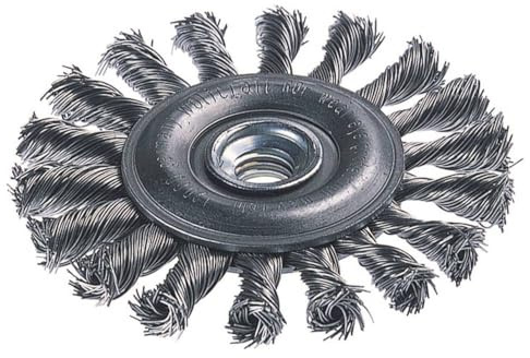 wolfcraft Stainless Steel Wire Wheel Brush, twisted I 2701000