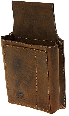 Greenburry Marsupio vintage - Portafoglio da cameriere in pelle 14,5 cm