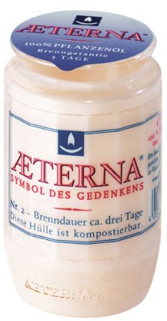 20er Pack Aeterna Grablichter Nr.2, weiß