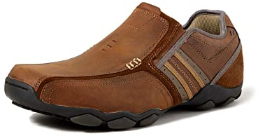 Skechers Diameter Zinroy, Men's Loafers, Brown, 10 UK