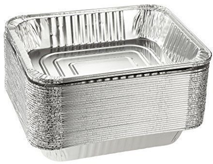 DCS Deals Aluminum Half Size Deep Foil Pan 25 pack Safe for use in freezer, oven, and steam table.pen,12 1/2 x 10 1/4 x 2 1/2 (-40 gauge-!) Made In The USA