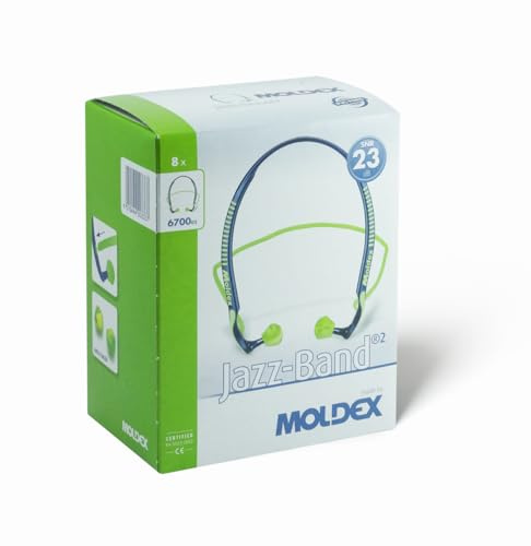 Moldex 6700 2 Banded Earplugs Jazz - Band SNR 23dB by Moldex