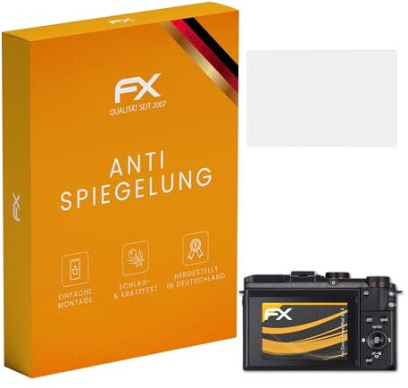 atFoliX Película Protectora compatible con Canon PowerShot G3 X Lámina Protectora de Pantalla, antirreflejos y amortiguadores FX Protector Película (3X)