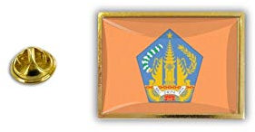 Akachafactory pins pin's Flag National Badge Metal Lapel hat Button Vest Bali Indonesia