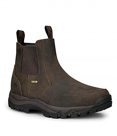 Hoggs of Fife Creagan Waterproof H-Tex Dealer Boot Waxy Brown - Full grain leather upper, Reinforced toe panel