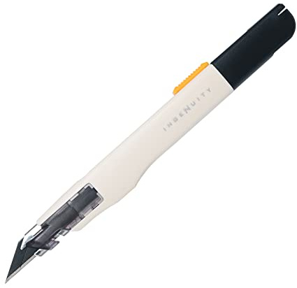 FOSHIO 9mm Taglierino di precisione Taglierino Professionale Cutter a 30° per pellicole, carta, artigianato e carta da parati, coltello da intaglio