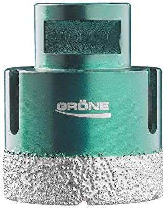 GRÖNE Scie Cloche - Pour Grès, Faïence ou Céramique - Revêtement Diamant - Universel - Haute Résistance Au Ternissement - Structure Durable - 75mm