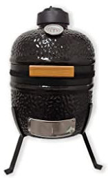 Giabri Kamado - Barbecue a Carbone, 13, Ø esterno 31,5 cm, Griglia in Acciaio Ø 24,5 cm