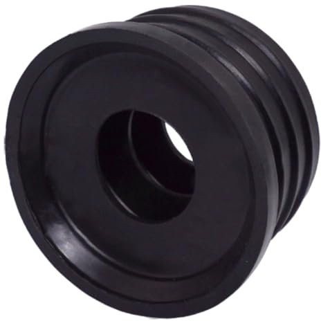 SKIR'CO Schwarzer Schlauch 50 x 25 mm für Abgasrohr, Gummiverbindung, Adapter, Reduzierstück