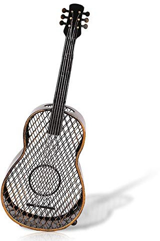 WOHPNLE Weinkorkenbehälter in Gitarrenform, Metall Weinkorken Behälter, Eisenkorken-Sammelbehälter, Weinflaschen Korkenhalter für Zuhause, Küche, Party, Hochzeit