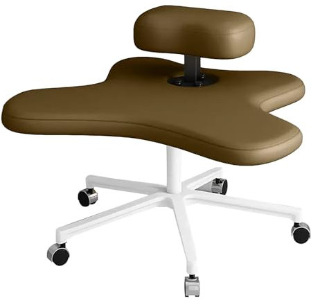 ASerZenith Meditationsstuhl, Kniestuhl mit gekreuzten Beinen für ergonomische Sitzhaltungskorrektur, höhenverstellbar, für Computerarbeiter, Yoga-Liebhaber, Meditation, Dunkelbraun, Einheitsgröße