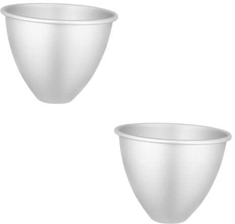 SHOWERORO 2st Kuchenform Prinzessinnenkuchen Puppenkuchen Unten Kleinigkeit Soßentöpfe Form Zum Selbermachen Molde De Para Schokolade Essenstabletts Mini Pappbecher Kreis Aluminiumlegierung