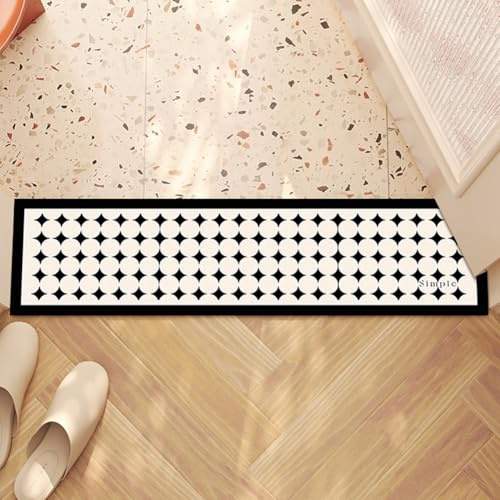 Alfombra de Baño Antideslizante 20x100cm,Súper Absorbente Alfombras Baño,Alfombrilla Baño Antideslizante con Diatomáceas Lavable,para Bañera,Ducha y Cuarto de Baño (Multi E)