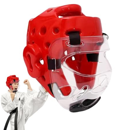 Rrlihjgu Boxhelm – Kopfschutz MMA | Leichter Trainingshelm für Kampfsport, Muay Thai und Karate